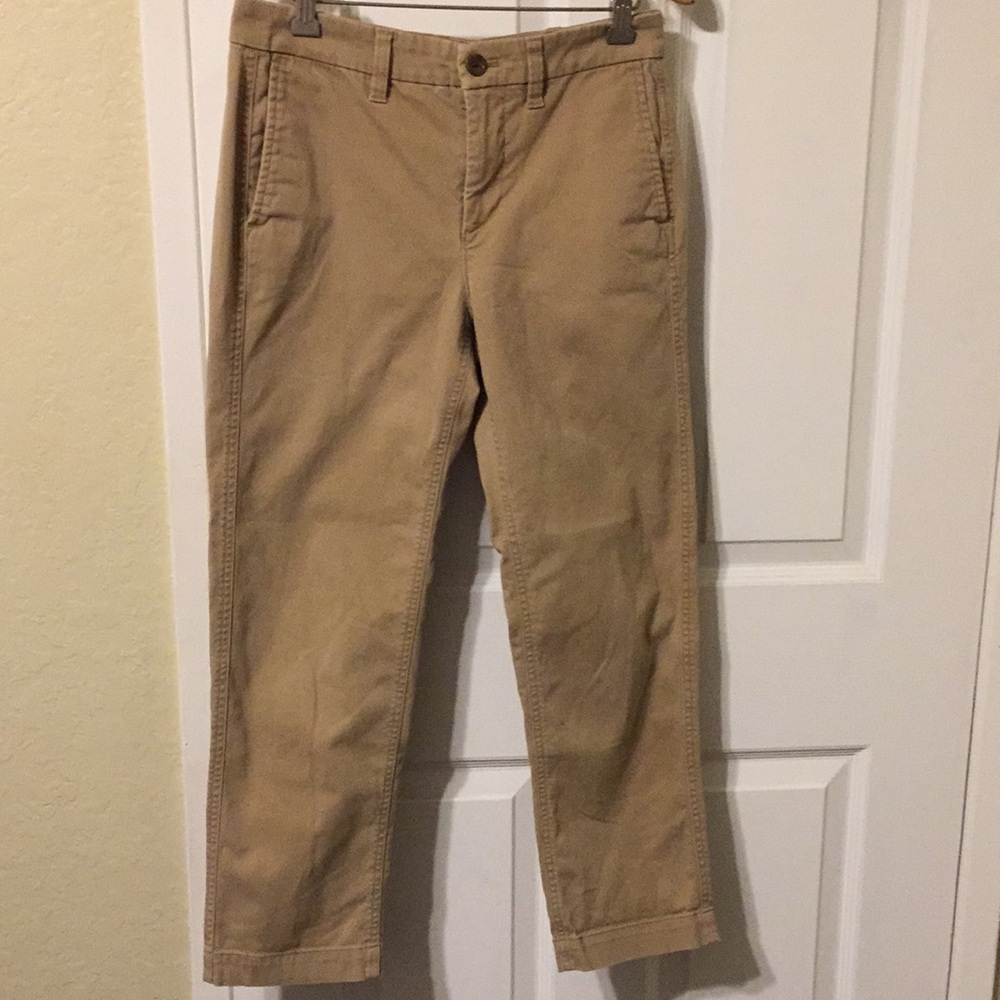J.crew high rise girlsfriend chino pants sizes 4